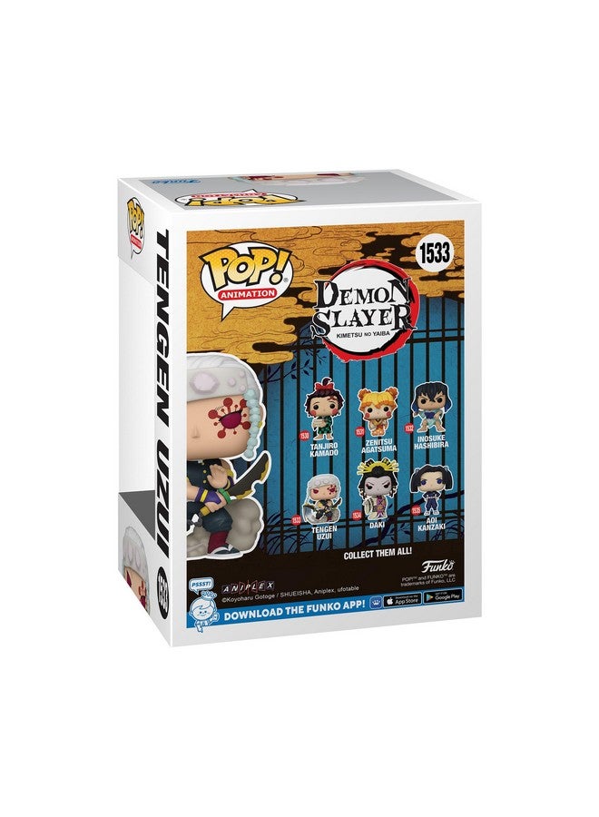 Funko POP! Animation: Demon Slayer - Tengen Uzui - 1/6 Odds for Rare Chase Variant - Metallic - Collectable Vinyl Figure - Gift Idea - Official Merchandise - for Kids & Adults - Anime Fans - Image 3