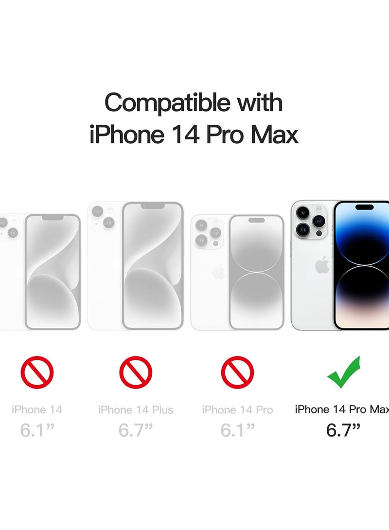 4 in 1 Protection Pack for Apple iPhone 14 Pro Max - Screen Protector, Privacy Screen Protector , Camera Lens Protector and Case Cover  - Image 2