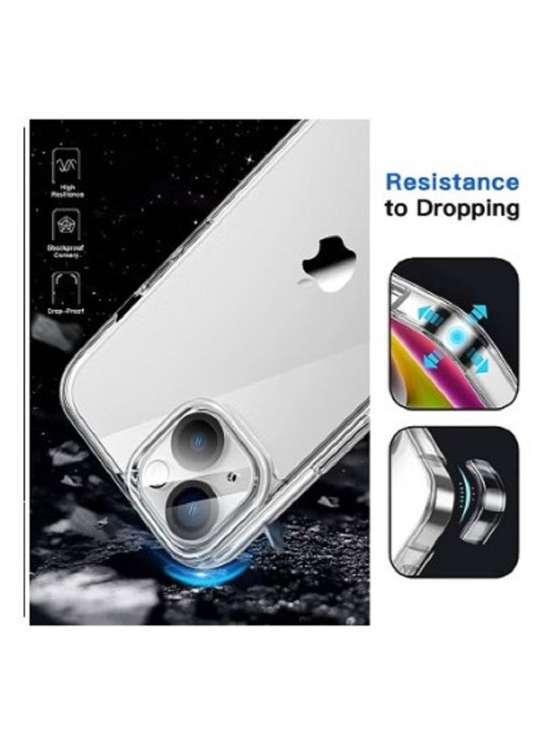 Generic - 4 in 1 Protection Pack for Apple iPhone 14 Pro Max - Screen Protector, Privacy Screen Protector , Camera Lens Protector and Case Cover - Image 1