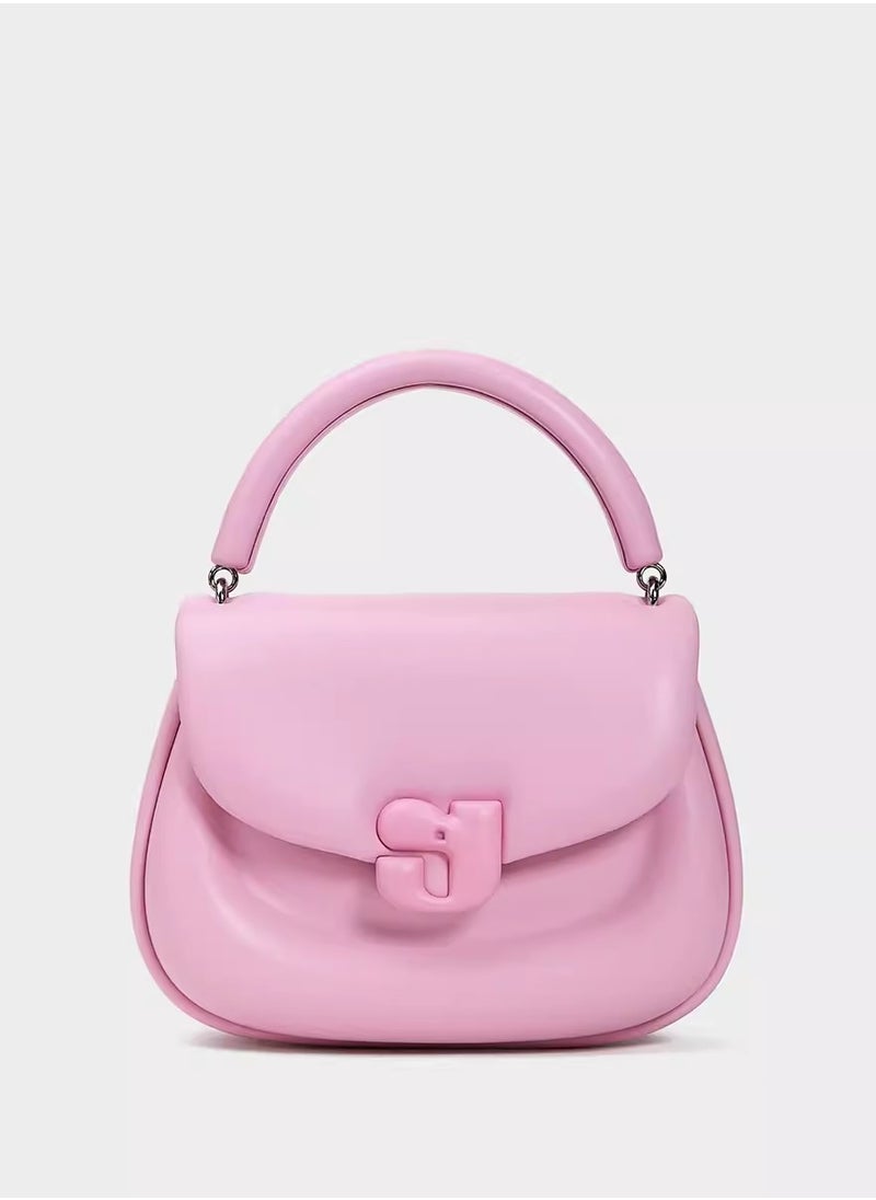 Kuno KUNOGIGI  multi-color top layer cowhide genuine leather bag hand-held shoulder bag  - Image 1