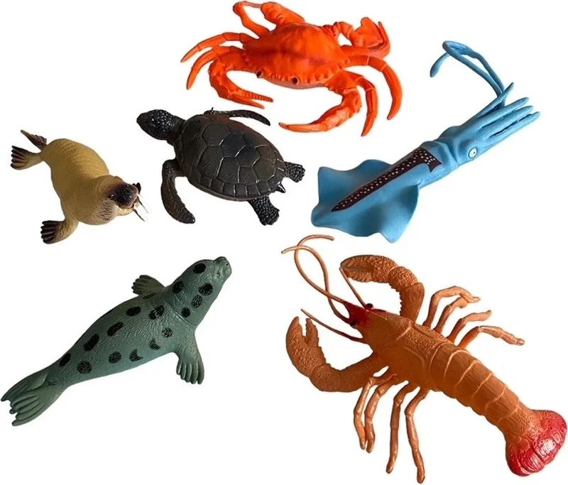 Faial 6 Piece Ocean Animal Set Large