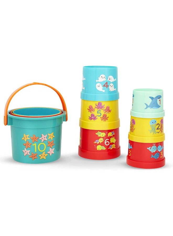 B. Toys Stackable Buckets 