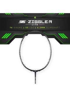أباك مضرب كرة الريشة Z-Ziggler Lite غير المتوتر | 33 رطلاً 6 جم و6.2 مم عمود نحيف | مقاس المقبض 3 3/8 بوصة | تصميم خفيف الوزن | يشتمل على غطاء كامل للحماية  - Image 2