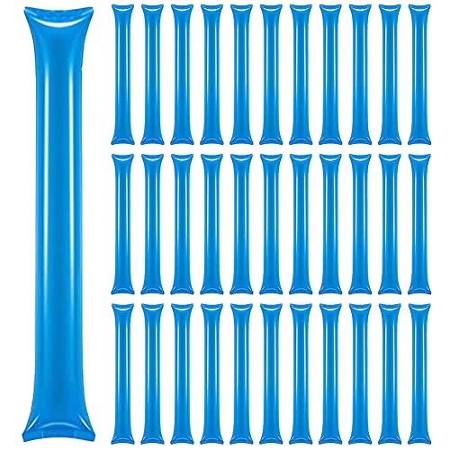 Lovecheer 50PCS Thunder Sticks Blue Cheering Sticks Noisemakers for Sports Events Party Team Spirit - Image 1
