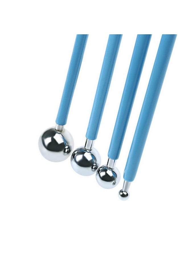 SteelFever 4Pcs Fondant Cake Pan Flower Decorating Clay Flower Sugar Craft Ball Model Diy Tool - Image 3