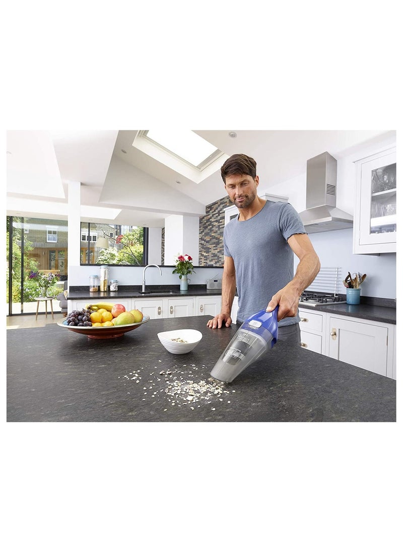 Generic - BLACK+DECKER 3.6V 1.5Ah Li-Ion Cordless Dustbuster Handheld Vacuum Blue NVC115WA - Image 1