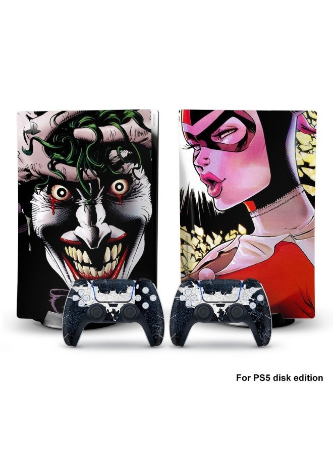 general Ps5 Host Game Console Sticker Ps5 Pain Sticker Color Sticker Film Protective Film Optical Drive Version Of The Sticker Film-Color:PS5dg-0001 - Image 4