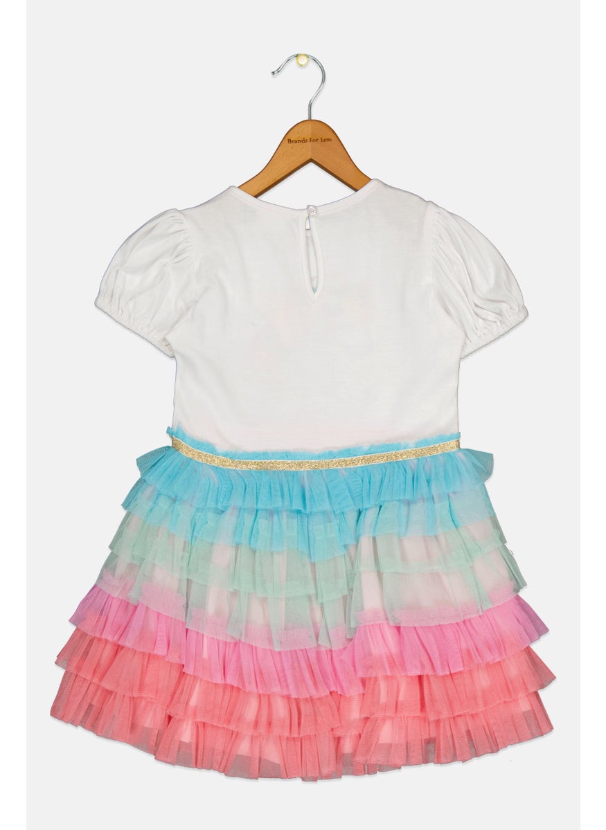 MISS Kids Girl Embroidered Dress, Multicolor  - Image 2