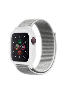 Generic Sport Band and Case for Apple Watch Band 38mm 40mm 41mm, Protective Silicone Bumper Case with Loop Strap for Series 9/8/7/6/5/4/3 for Women Men  - Image 2