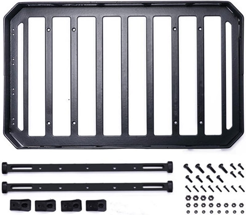Yurefax DJ 1/10 Metal Luggage Frame Rack for RC Cars - Image 1