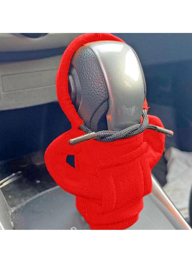 Car Gear Shift Cover Shifter Knob Hoodie Funny Stick Protector Fits Manual Or Automatic Universal - Image 1