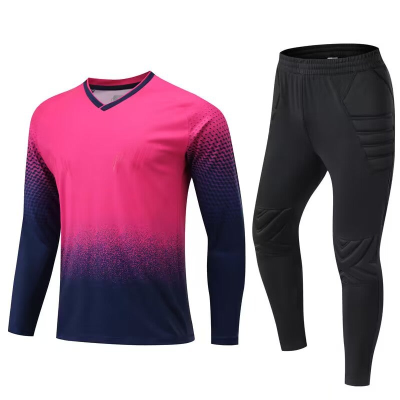 Speed Competition Training Suit Long Sleeve Door General Suit Goalkeeper Suit Suit Trousers Boys And Girls Adult - Image 3