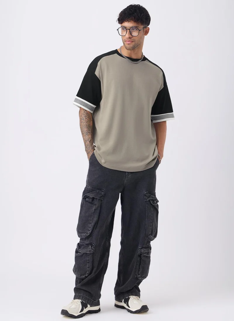 The Souled Store  Oversized T-Shirt: Espresso for Men | Best Price UAE