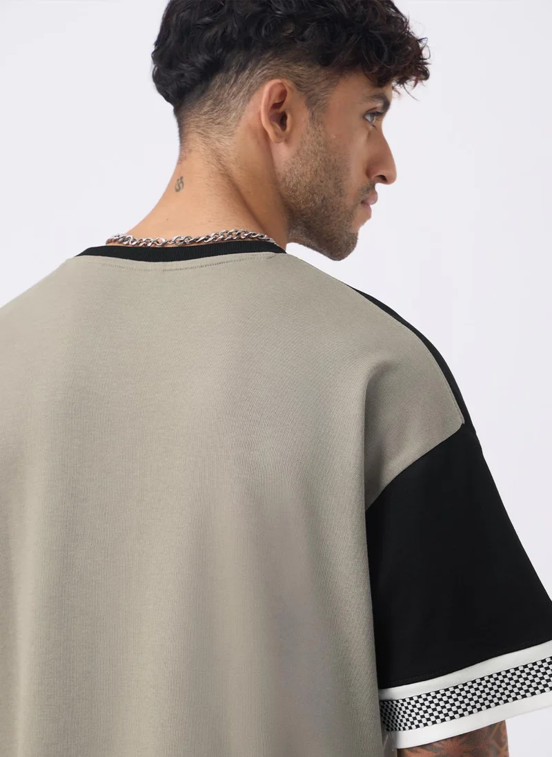 The Souled Store  Oversized T-Shirt: Espresso for Men | Best Price UAE