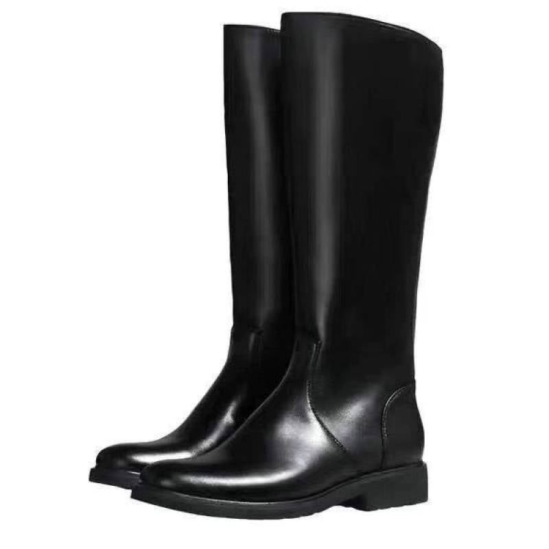 Captain Boots, Flag-Raising Knight Guard, Concierge, Semesters, Riding Boots, Long-Tube Performance Shoes, Leather Boots, High - Image 3