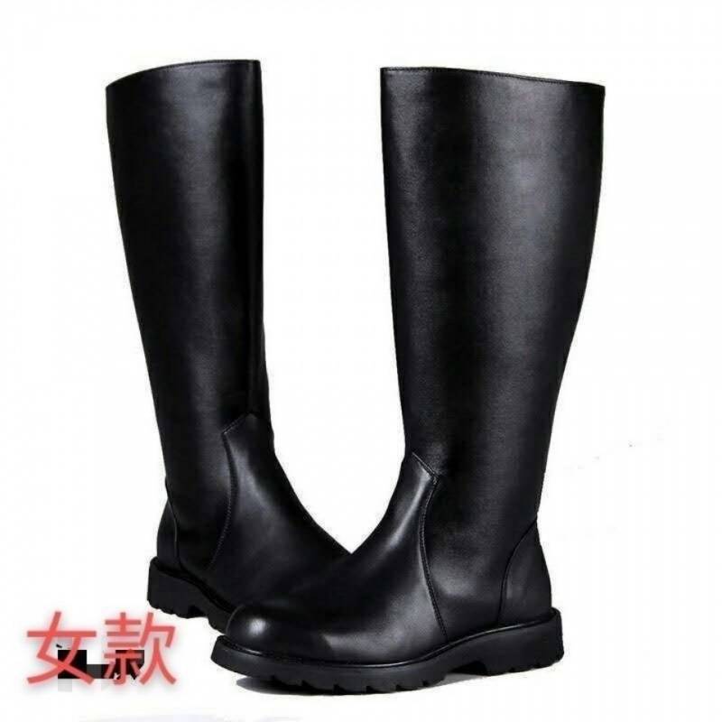 Captain Boots, Flag-Raising Knight Guard, Concierge, Semesters, Riding Boots, Long-Tube Performance Shoes, Leather Boots, High - Image 4