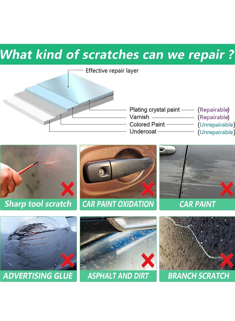 Nano Sparkle Cloth for Car Scratch Repair, Multi-Functional Polishing Cloth for Car Paint, Water Stain and Dust Removal, 5-Pack Car Beauty Tool for Surface Restoration. - Image 3