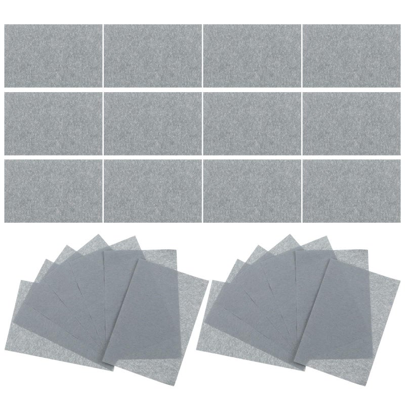 Men Absorbent Oil Control Face Blotting Sheets 3D Flocking Blue Gray For Oily Skin - Image 2