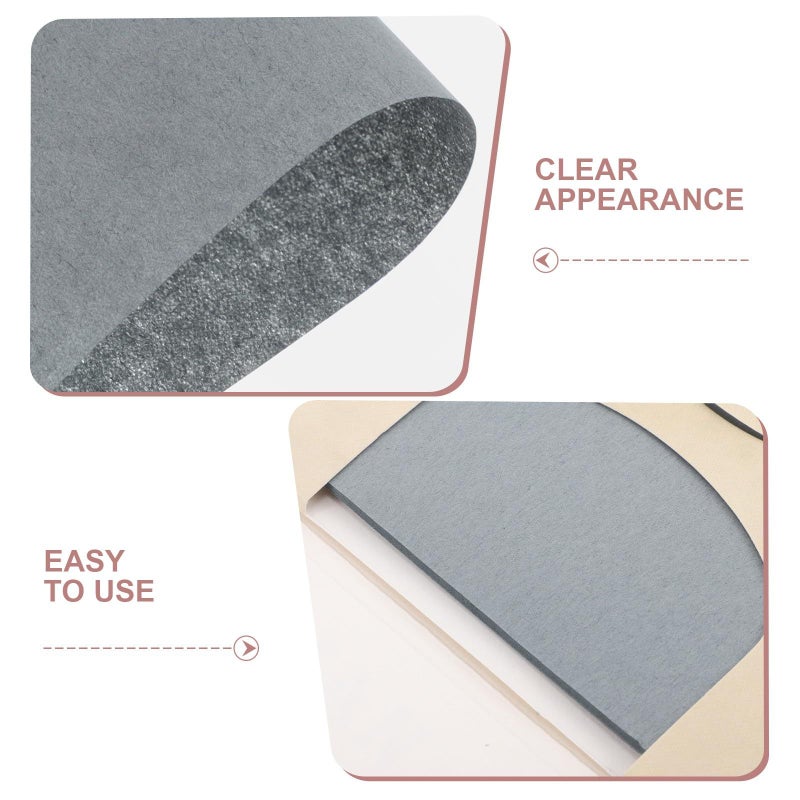 Men Absorbent Oil Control Face Blotting Sheets 3D Flocking Blue Gray For Oily Skin - Image 4