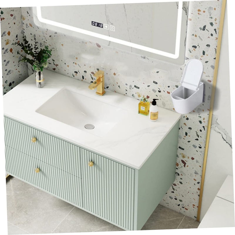 Wall Mounted Toilet Shaped Ashtray Windproof Mini Ash Holder Bathroom Container - Image 3