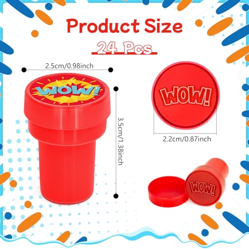 Cinrobiye 24 Pcs Assorted School Stampers Positive Reward Sticker Stamps Back to School Teacher Supplies for Pinata Classroom Prizes Goodie Bag Fillers DIY Craft Activities - Image 5