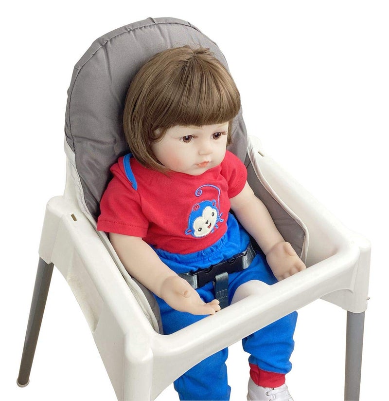 ZARPMA Seat Covers Cushion for IKEA Antilop Highchair, Washable Foldable Baby Highchair Cover IKEA Child Chair Cushion - Image 3