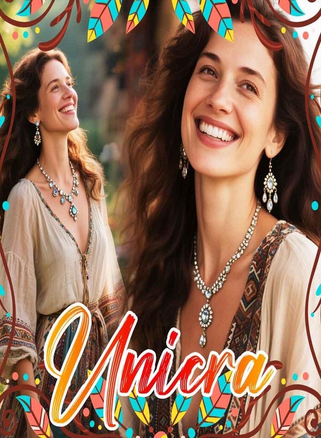 Unicra Indian Jewelry Sets Gold Diamond Rhinestone Necklace Earrings Set for Women (Gold) - Image 5