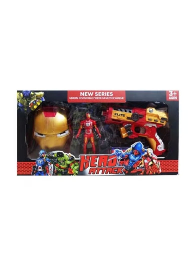 Iron Man Spider-Man Gun 
