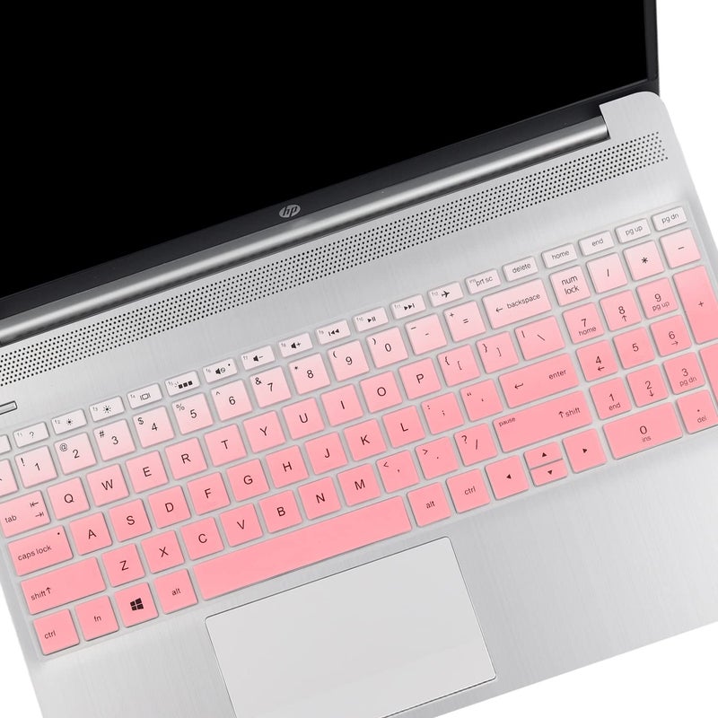 MUBUY-GOL Keyboard Cover for 15.6 HP Laptop 15-dw 15-dy 15-ef 15-da/db/bs 15-dy5033dx 15-dy5073dx 15-dy5131wm 15-dy2795wm 15-dw3033dx 15-ef2130wm 15-da0033wm, Envy x360 15m-dr/ds 17-bs/bw, Pavilion 15-cs/cc - Image 4