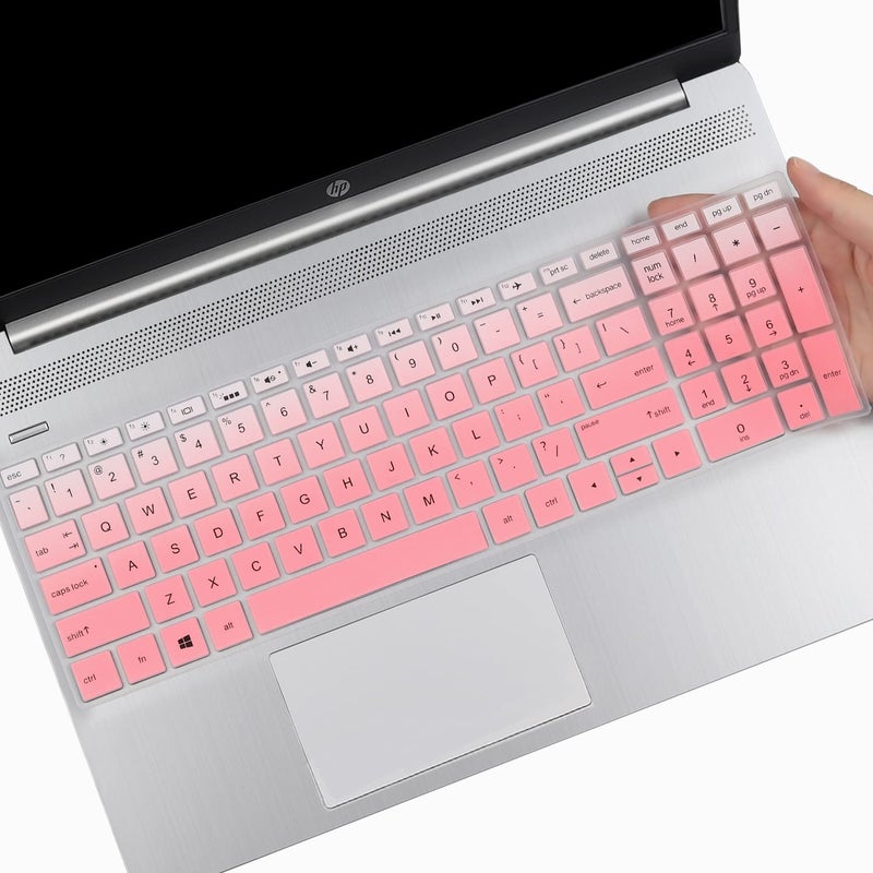MUBUY-GOL Keyboard Cover for 15.6 HP Laptop 15-dw 15-dy 15-ef 15-da/db/bs 15-dy5033dx 15-dy5073dx 15-dy5131wm 15-dy2795wm 15-dw3033dx 15-ef2130wm 15-da0033wm, Envy x360 15m-dr/ds 17-bs/bw, Pavilion 15-cs/cc - Image 1