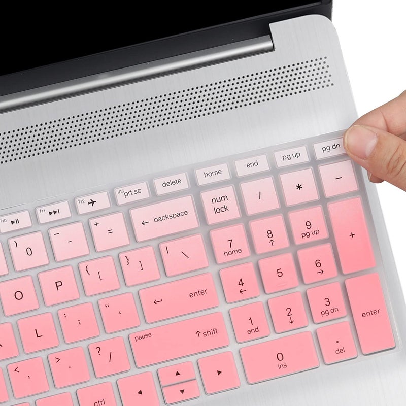 MUBUY-GOL Keyboard Cover for 15.6 HP Laptop 15-dw 15-dy 15-ef 15-da/db/bs 15-dy5033dx 15-dy5073dx 15-dy5131wm 15-dy2795wm 15-dw3033dx 15-ef2130wm 15-da0033wm, Envy x360 15m-dr/ds 17-bs/bw, Pavilion 15-cs/cc - Image 5