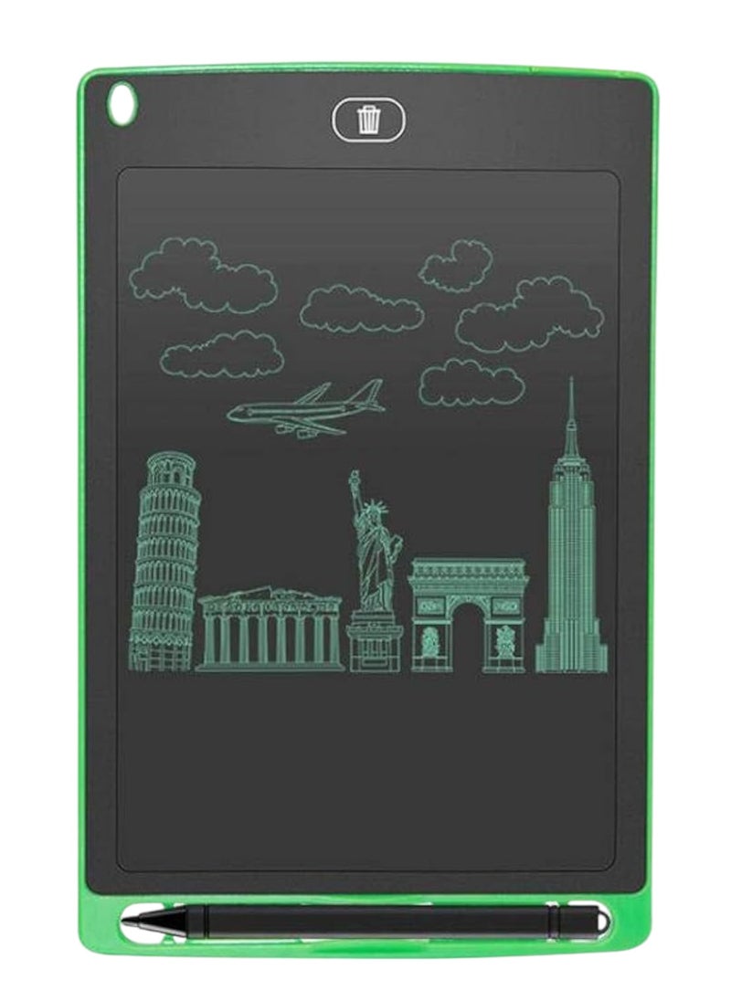 Generic 8.5 Inch Portable LCD Writing Tablet - Digital Drawing Board for Kids and Adults - Electronic Whiteboard - Green 