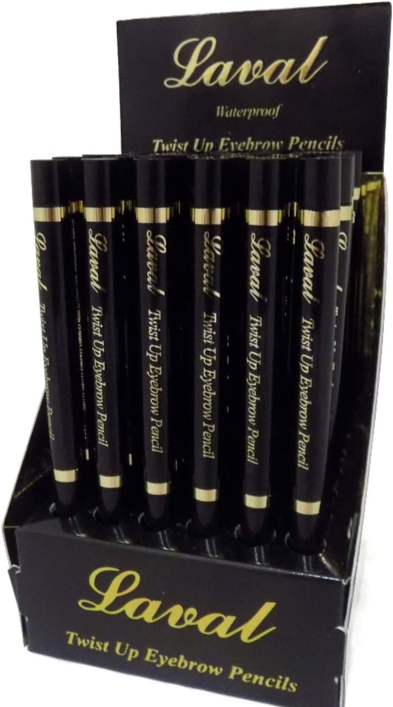 Laval Twist Up Retractable Kohl Eyeliner Pencil Black