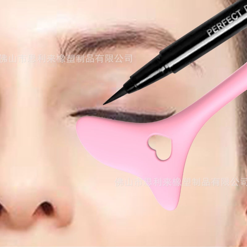 Easy No-Skip Eyeliner Silicone Eyeliner Brush Painting Eyeliner Tool Painting Eyelash Eyeliner Beauty Tools - Image 3