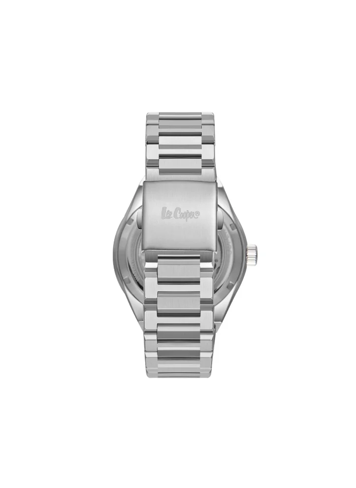 Lee Cooper Men's Automatic Display Watch With Silver Metal Strap - LC08123.350