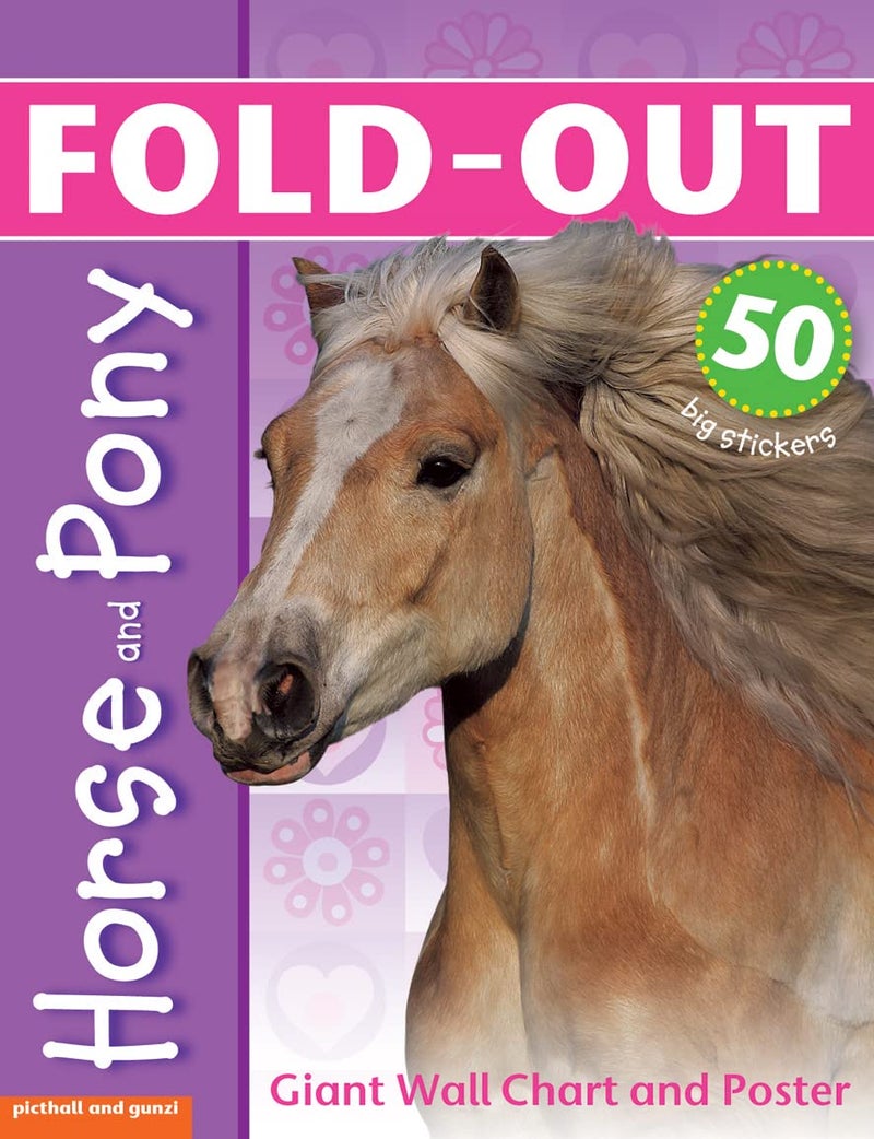 Fold-Out Poster Sticker Book: Horse & Pony  - Image 1