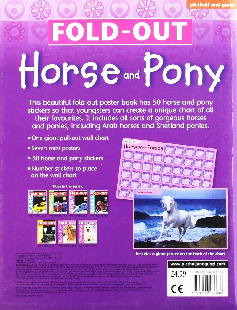 Fold-Out Poster Sticker Book: Horse & Pony  - Image 2