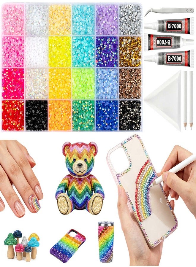 Meschett Bedazzling Kit with Rhinestones for Diamond Art, Nail Kit & Nail Charms DIY - Image 1