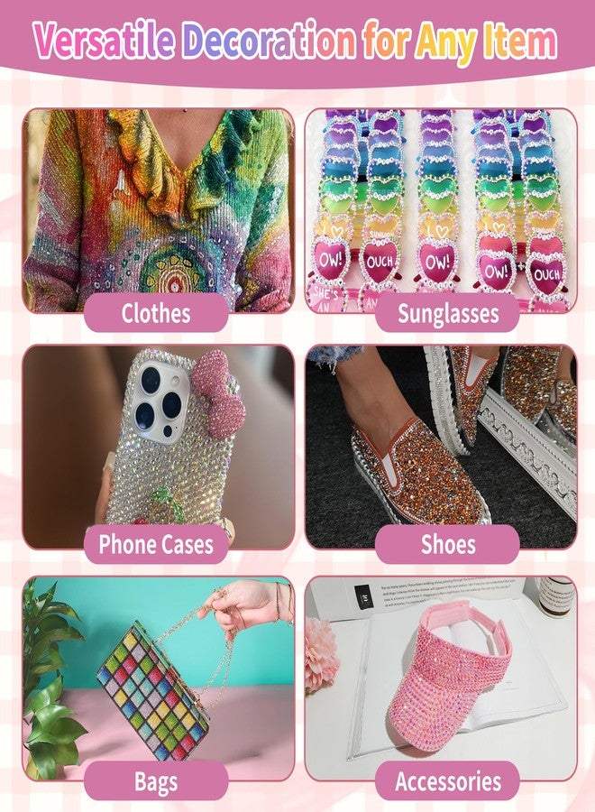 Meschett Bedazzling Kit with Rhinestones for Diamond Art, Nail Kit & Nail Charms DIY - Image 5