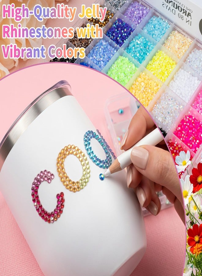 Meschett Bedazzling Kit with Rhinestones for Diamond Art, Nail Kit & Nail Charms DIY - Image 4