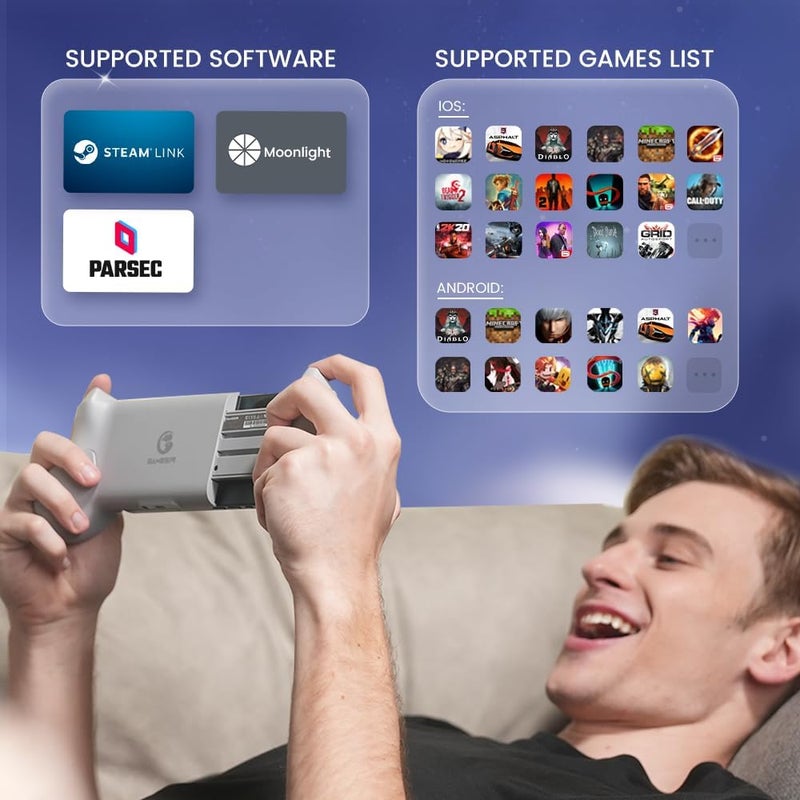 GameSir G8 Galileo Compatible with iPhone 15 Series & Android Smartphones, Hall Effect, Drift Prevention, Mobile Controller, Type-C Port Wired Connection, Hall Effect Sensor Trigger & Stick, - Image 4