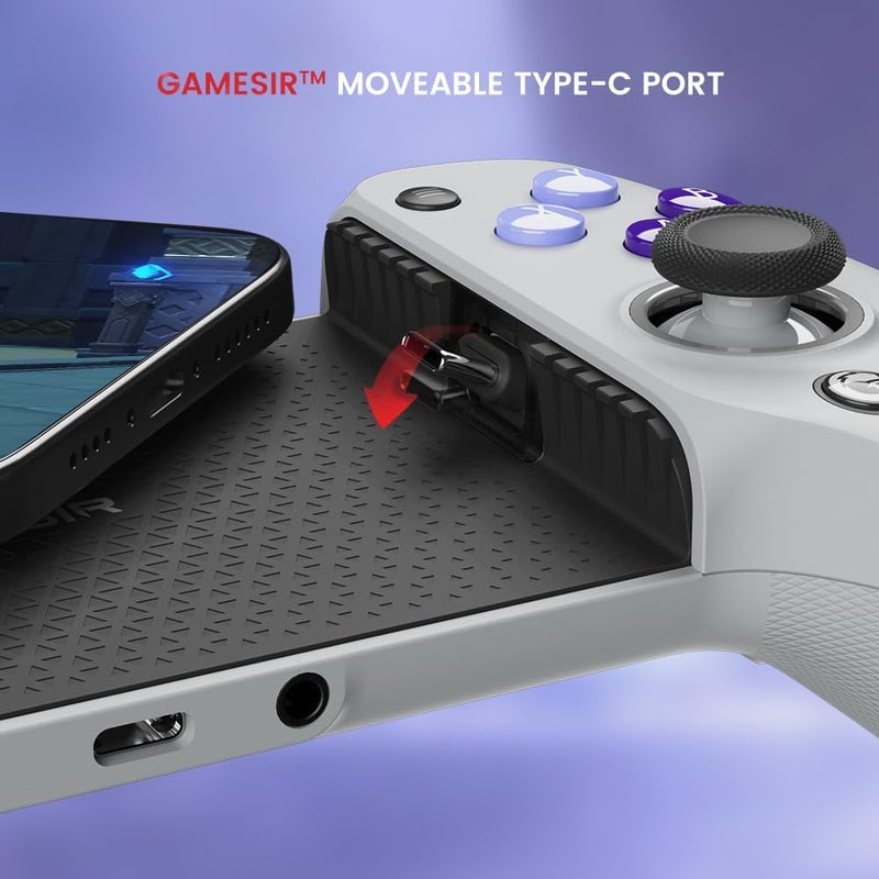 GameSir G8 Galileo Compatible with iPhone 15 Series & Android Smartphones, Hall Effect, Drift Prevention, Mobile Controller, Type-C Port Wired Connection, Hall Effect Sensor Trigger & Stick, - Image 5