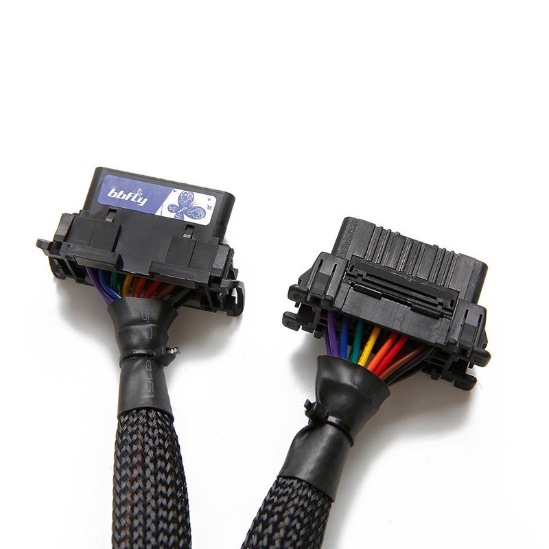 bbfly -B6 OBD2 Splitter 16 Pin OBD II Splitter Extension 1x Male and 2X Female Extension Cable Adapter (1FT/30CM) (1Pack) - Image 2