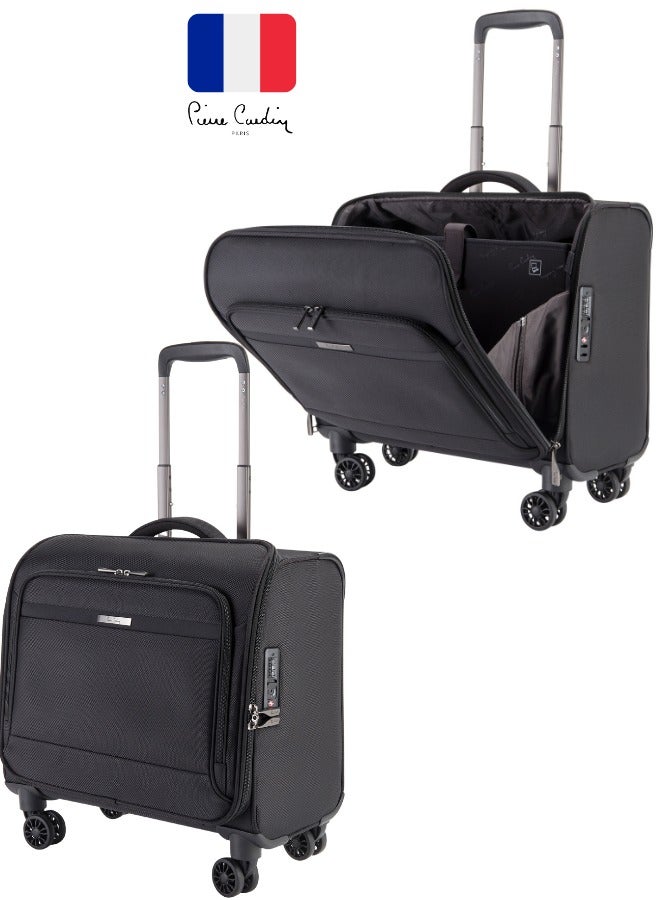 pierre cardin Rolling Laptop Case, Pilot Business Bag for Travel And Office, TSA Approved Lock - Image 4