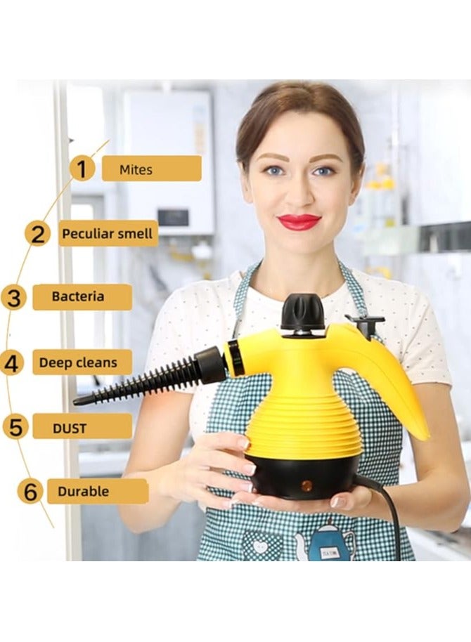 Denx All-in-one steam cleaner and sterilizer - ideal for home and car 1200W - Image 2