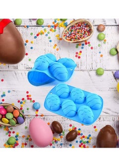 Y&D Chocolate Mould, Egg Shaped Silicone Cake Trays Cooking Supplies for Chocolate, Cocoa Bombs, Breakable Shells- fill with Peeps, Candy, Cake, Marshmallows  - Image 5