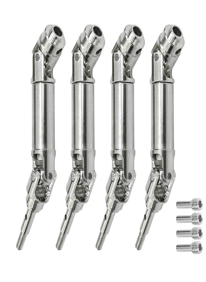 LRFHL RC Drive Shaft CVD Stainless Steel Drive Shaft for Traxxas 1/16 Mini XRT 108076-1 Monster Truck Upgrades (4PCS, Silver) - Image 1
