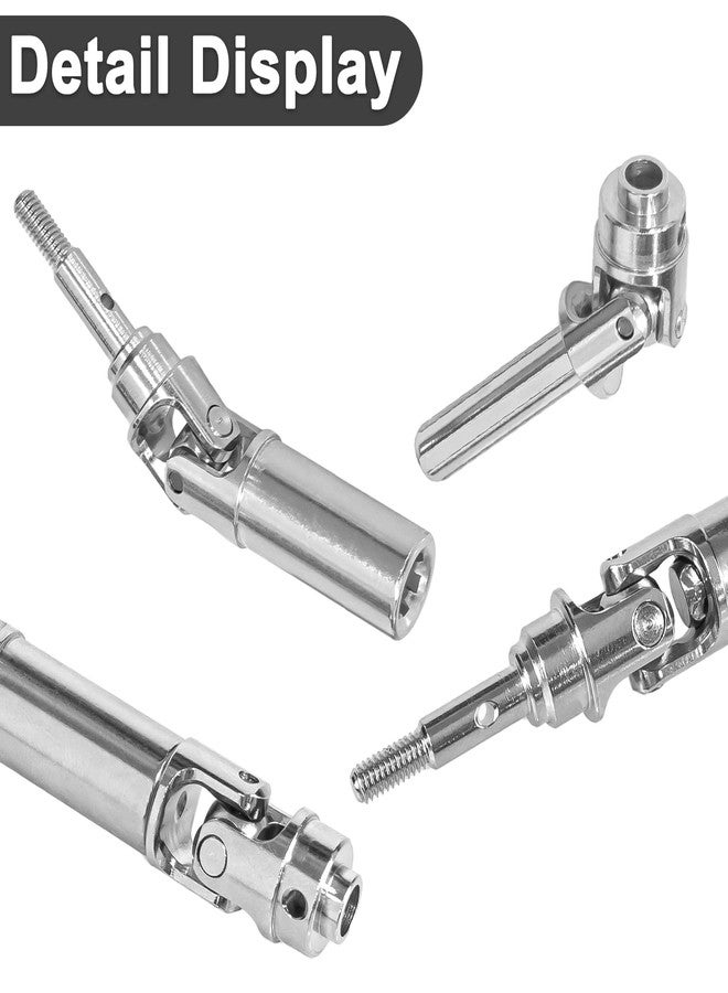 LRFHL RC Drive Shaft CVD Stainless Steel Drive Shaft for Traxxas 1/16 Mini XRT 108076-1 Monster Truck Upgrades (4PCS, Silver) - Image 5