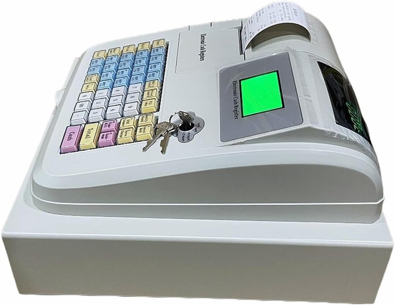 ROOUIO Cash Register, Electronic Cash Register, Fast Food Noodle Shop Convenience Store Cash Register - Image 3