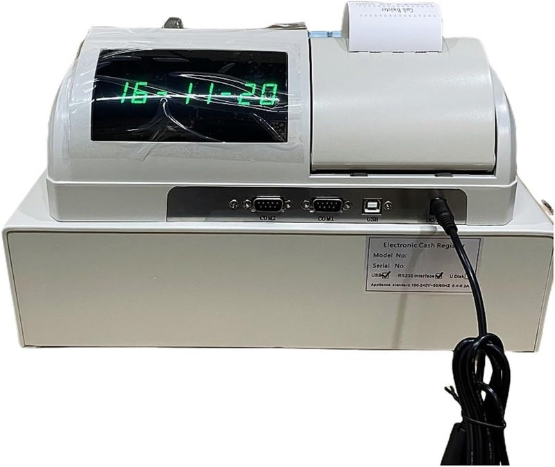 ROOUIO Cash Register, Electronic Cash Register, Fast Food Noodle Shop Convenience Store Cash Register - Image 4